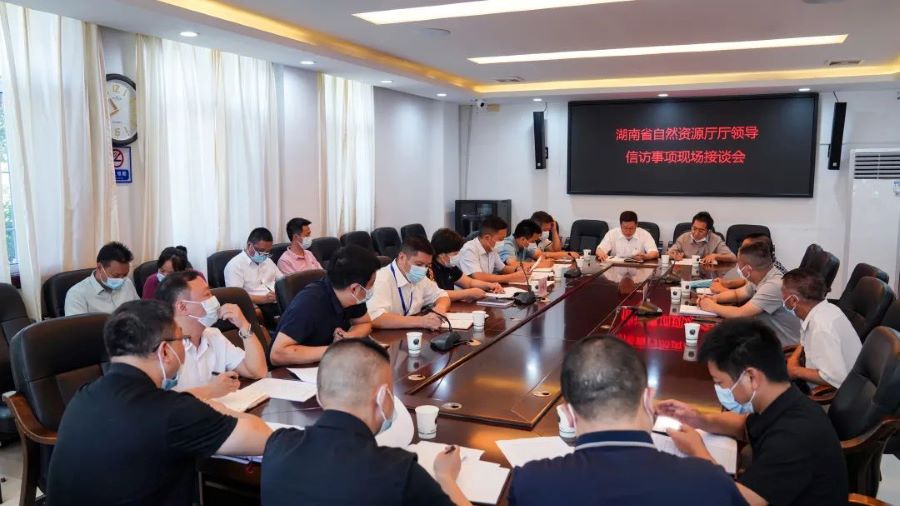 2022年8月5日，厅领导张皓接待上访群众